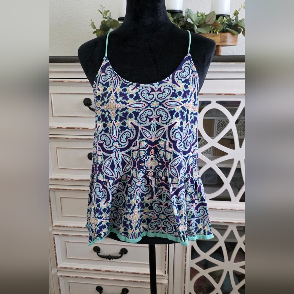 Anthropologie Women's Paisley Print Tank Top